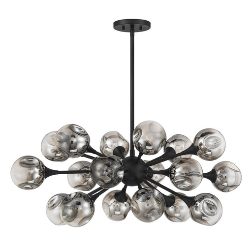 Savoy House 1-7935-18-89 18 Light Chandelier, Matte Black (2)