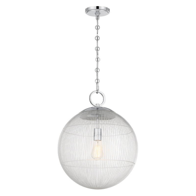 Savoy House 7-1840-1-11 One Light Pendant, Chrome (3)