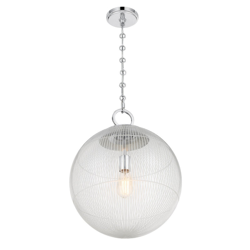 Savoy House 7-1840-1-11 One Light Pendant, Chrome (4)