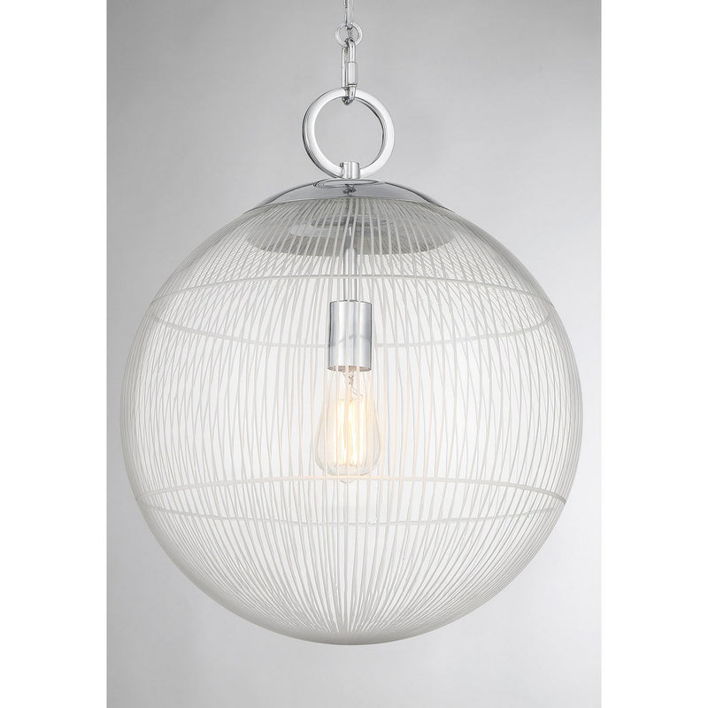 Savoy House 7-1840-1-11 One Light Pendant, Chrome (6)