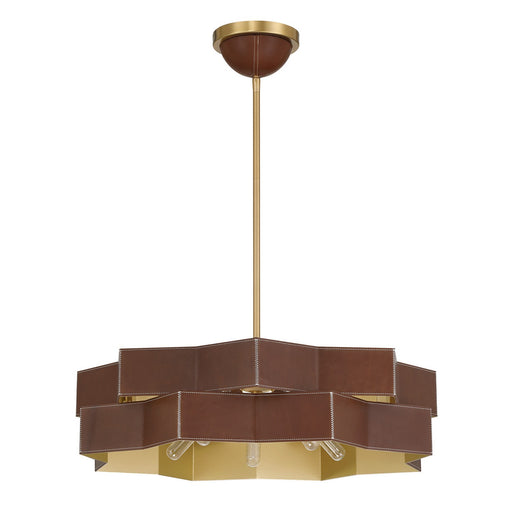 Savoy House 7-2749-5-322 Five Light Pendant, Warm Brass (2)