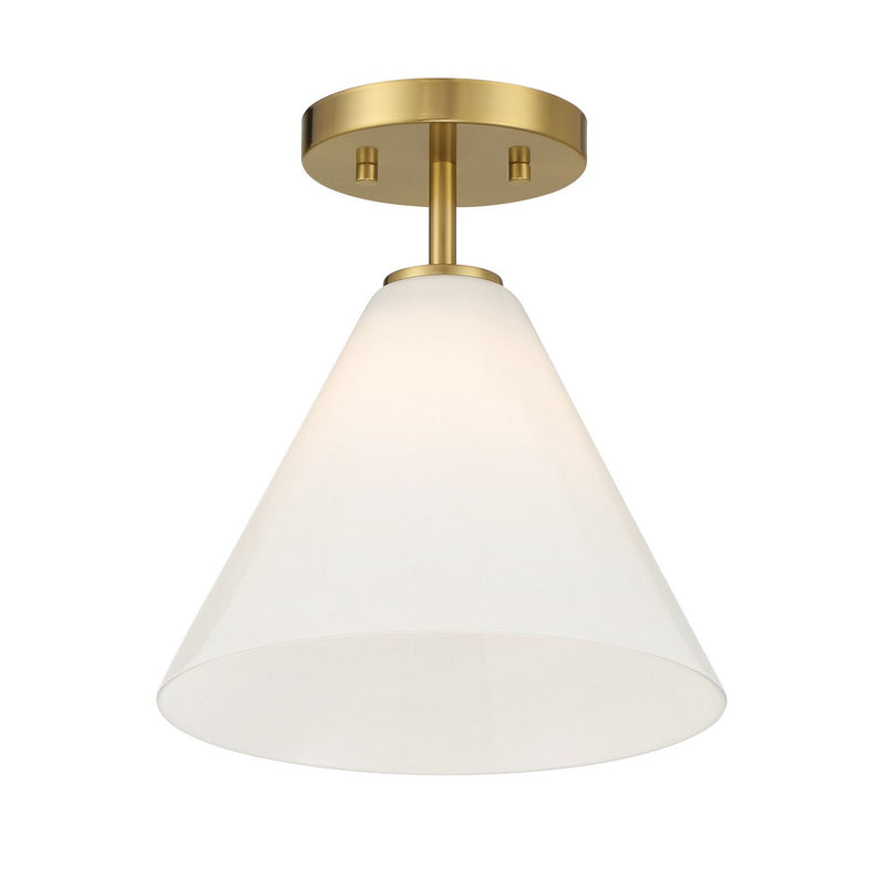 Savoy House 7-4011-1-322 One Light Mini-Pendant, Warm Brass (3)