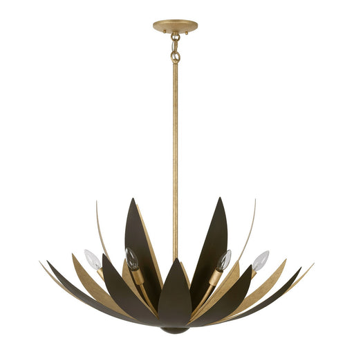 Savoy House 7-4628-6-24 Six Light Pendant, Centura/Burnished Gold (2)
