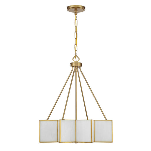 Savoy House 7-5988-3-322 Three Light Pendant, Warm Brass (2)