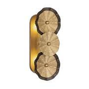 Savoy House 9-6383-2-61 Two Light Wall Sconce, Distressed Gold/Bronze (3)