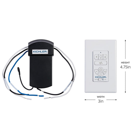 Kichler 370146 Wall Control Kit, White (2)
