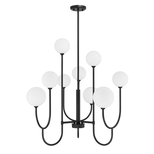 Savoy House 1-5980-9-89 Nine Light Chandelier, Matte Black (2)