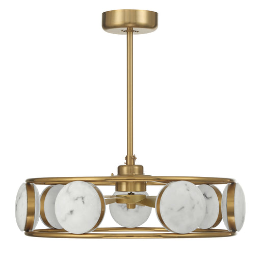 Savoy House 30-FD-435-322 LED Fan D'Lier, Warm Brass (2)