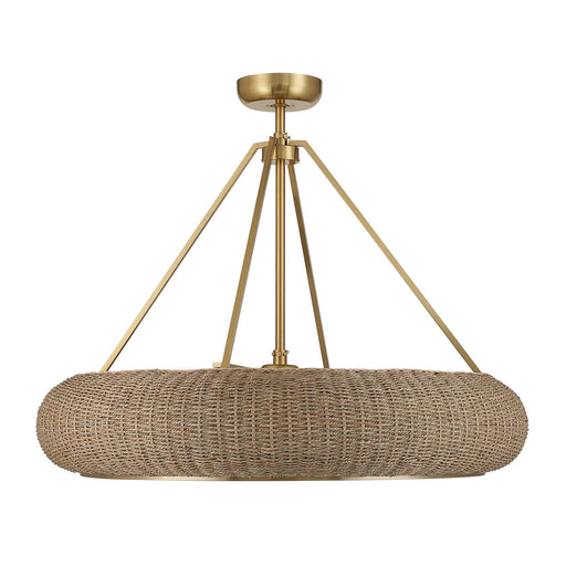 Savoy House 40-FD-8302-322 Four Light Fan D'Lier, Warm Brass (2)