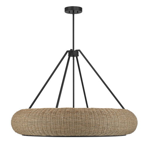 Savoy House 7-8301-6-89 Six Light Pendant, Matte Black (2)
