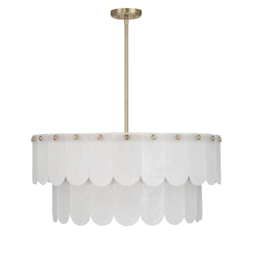 Savoy House 7-9800-10-127 Ten Light Pendant, Noble Brass (2)