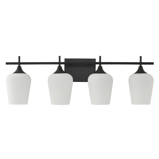 Savoy House 8-6030-4-BK Four Light Bathroom Vanity,  (2)