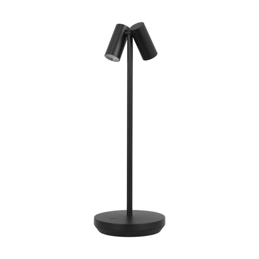 Visual Comfort Modern SLTB27027B Doppia Accent Rechargeable Table Lamp by Sean Lavin, Black Main Image.jpg