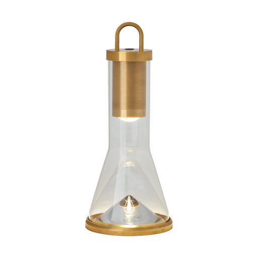 Visual Comfort Modern SLTB27327NB Kandella Accent Rechargeable Table Lamp by Sean Lavin, Natural Brass Main Image.jpg